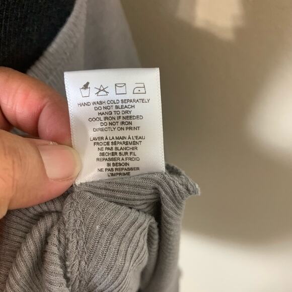 Element Diamond Ribbed Tank Top Gray Size Large - Picture 6 of 8